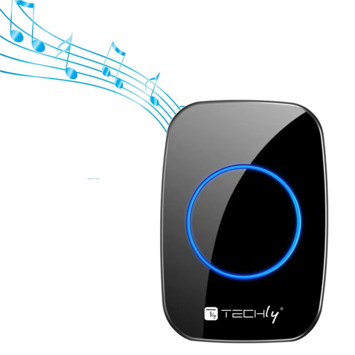 Wireless Doorbell Kit up to 300m - Techly I-BELL-RING04