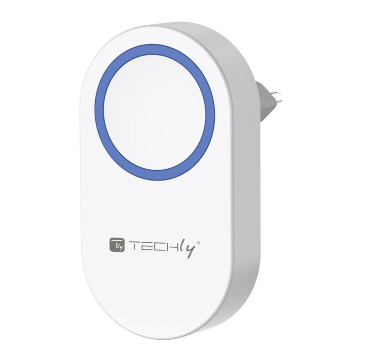 Additional Receiver for Wireless Doorbell up to 180m - Techly I-BELL-RING05R