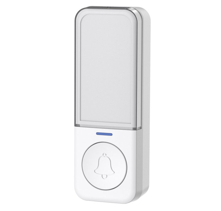 Additional Transmitter IP56 Battery Free for Wireless Doorbell up to 180m - Techly I-BELL-RING05T