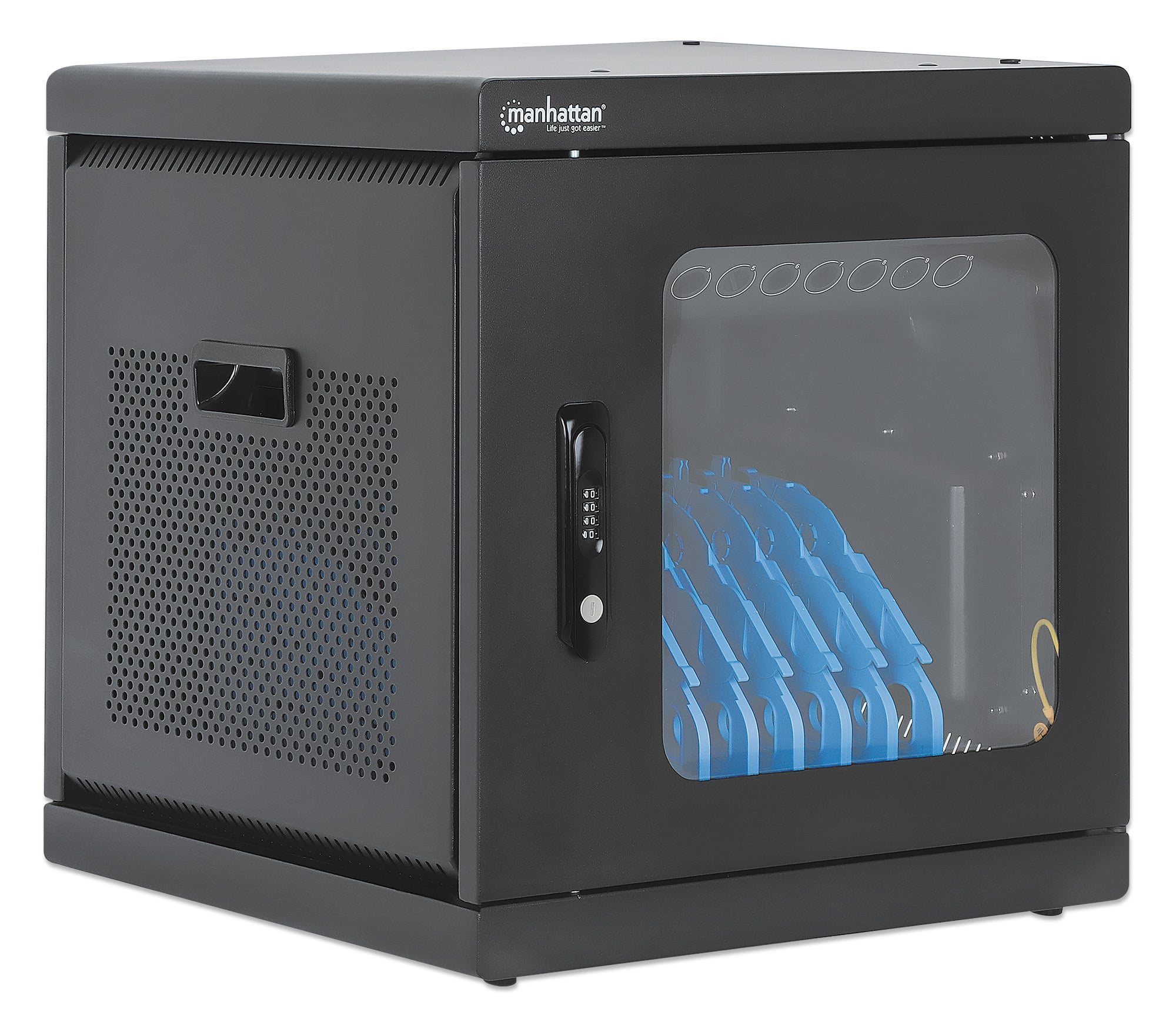 10-Port AC Charging Station Cabinet EU Version - Manhattan I-CABINET-10AC