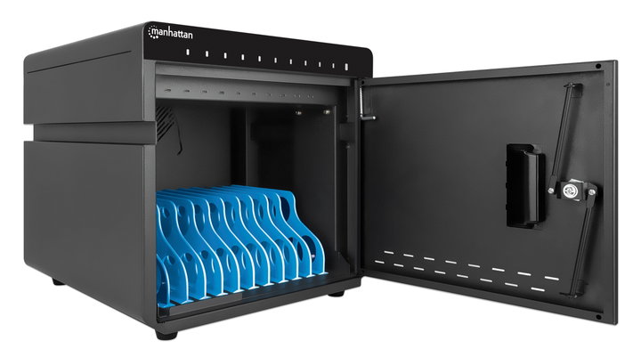 Armadietto Stazione di Ricarica USB-C 180W per 10 Dispositivi fino a 10,2" - Manhattan I-CABINET-10USB-CP