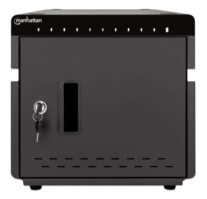 Armadietto Stazione di Ricarica USB-C 180W per 10 Dispositivi fino a 10,2" - Manhattan I-CABINET-10USB-CP