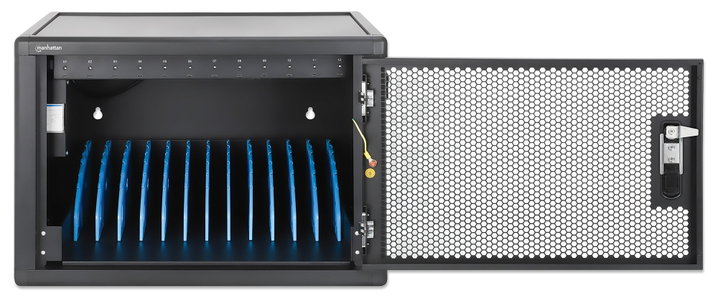 Armadietto Stazione di Ricarica da Scrivania/Parete 12 porte USB-C - 780 W - Manhattan I-CABINET-12C65