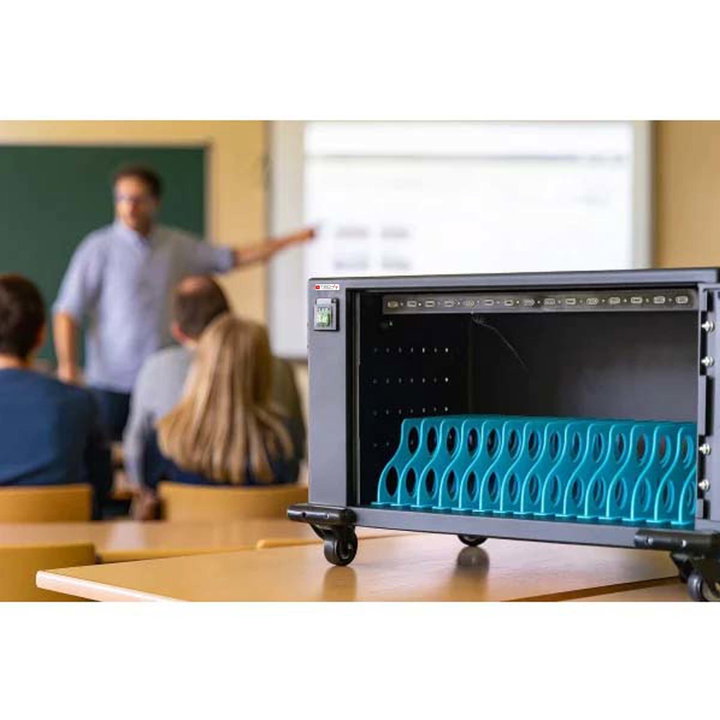 Carrello Stazione di Ricarica Ventilato per 16 Dispositivi USB-C - Techly Professional I-CABINET-16DUCTY