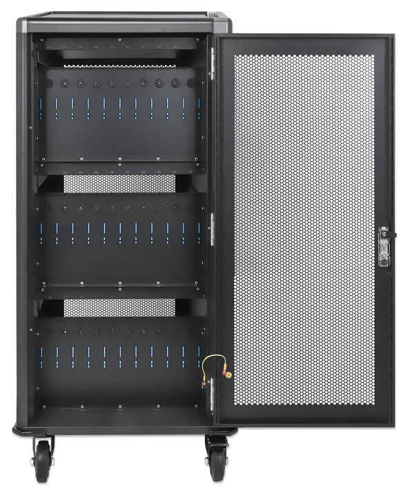 Carrello di Ricarica USB-C 30 Porte - 1920 W - Manhattan I-CABINET-30C65