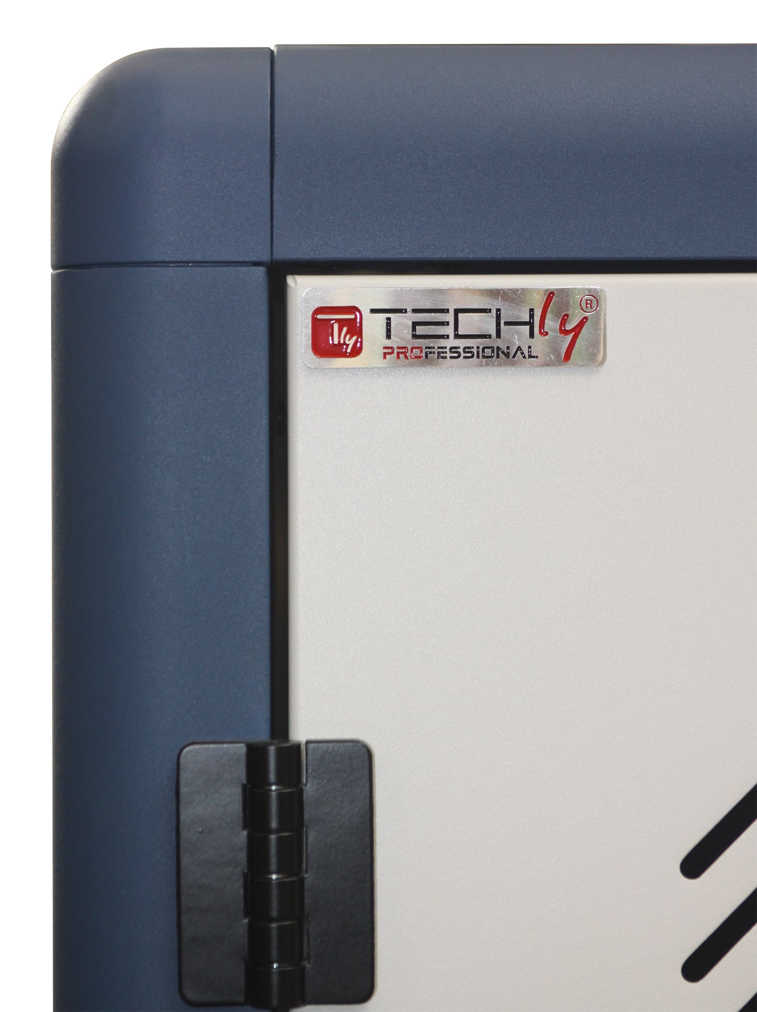 Carrello Stazione di Ricarica USB Ventilato per 30 Notebook/Tablet/Smartphone Bianco/Blu - Techly Professional I-CABINET-30DUTY