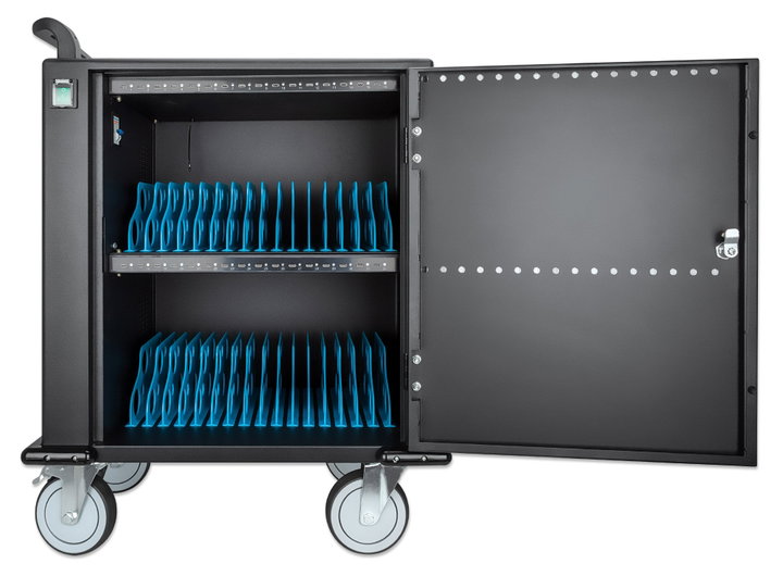 Carrello stazione di ricarica USB-C 576W per 32 dispositivi fino a 12" - Manhattan I-CABINET-32USB-C