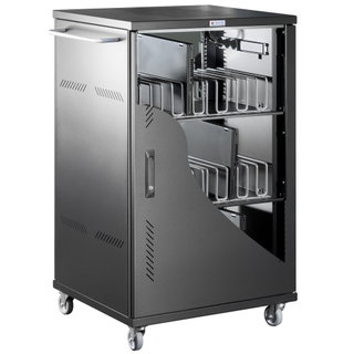 Carrello Stazione di Ricarica 36 Notebook Tablet o Smartphone Nero - Techly Professional I-CABINET-36D12ATY