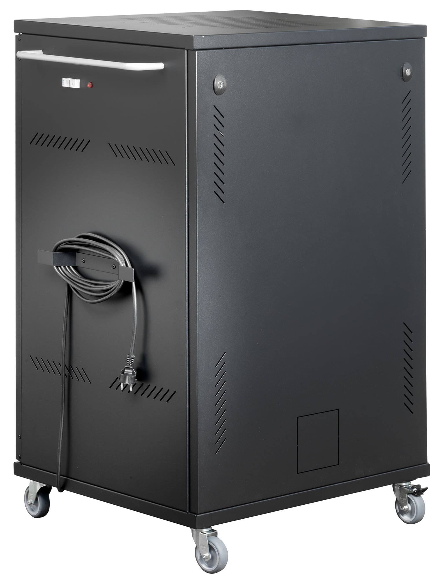 Carrello Stazione di Ricarica 36 Notebook Tablet o Smartphone Nero - Techly Professional I-CABINET-36D12ATY