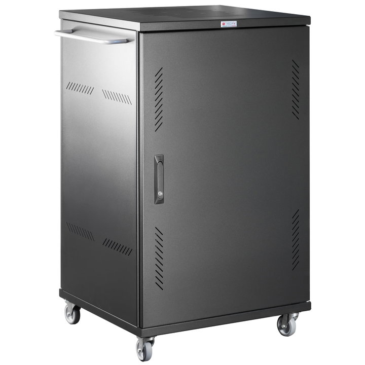 Carrello Stazione di Ricarica Ventilato 36 Notebook o Smartphone Nero - Techly Professional I-CABINET-36D12ATYV