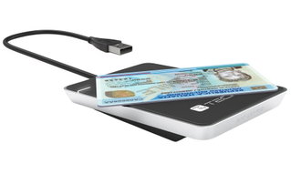 Contactless RFID NFC reader for CIE and Health Card - Techly I-CARD CAM-CIE
