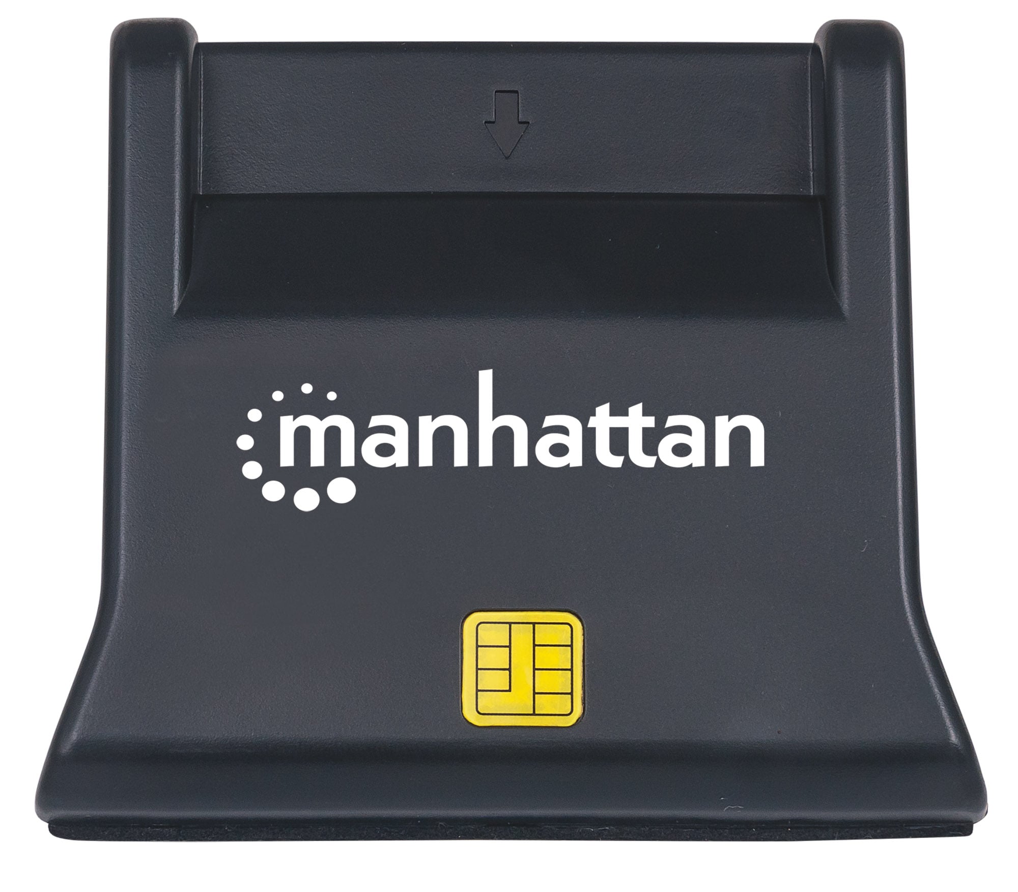 Desktop Smart SIM Card Reader Black - Manhattan I-CARD CAM-USB3