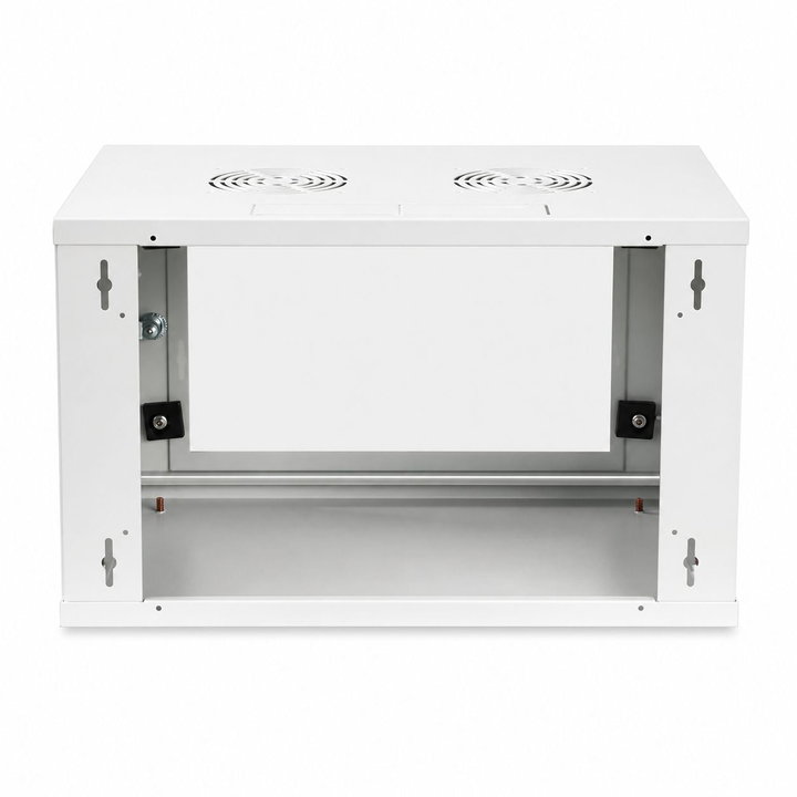 Armadio Rack 19" a muro 6 unità prof. 320 Grigio Assemblato - Intellinet I-CASE 06-G-E