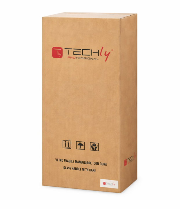 Armadio Rack 19" 600x600 36U per Audio Video Nero - Techly Professional I-CASE AV-2136BKTY