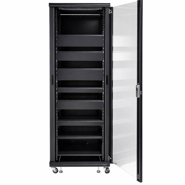 Armadio Rack 19" 600x600 36U per Audio Video Nero - Techly Professional I-CASE AV-2136BKTY
