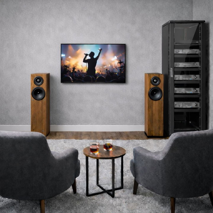 Armadio Rack 19" 600x600 36U per Audio Video Nero - Techly Professional I-CASE AV-2136BKTY