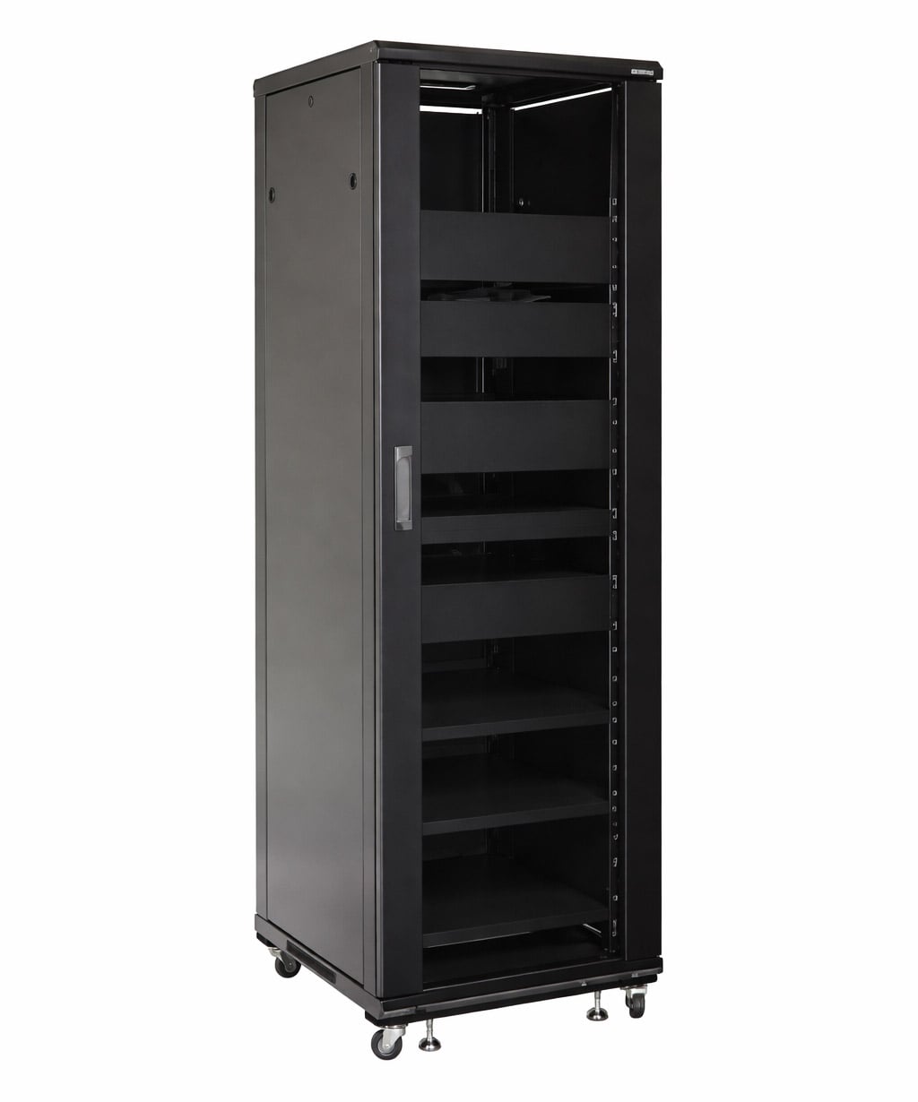 19" Rack Cabinet 600x600 36U for Audio Video Black - Techly Professional I-CASE AV-2136BKTY
