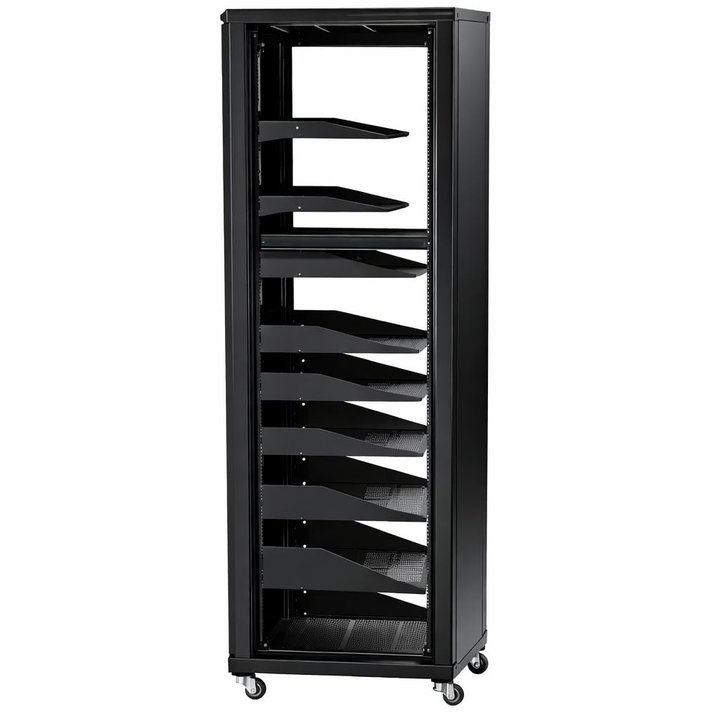 Armadio Rack 19" 600x600 36U per Audio Video Nero - Techly Professional I-CASE AV-2136BKTY