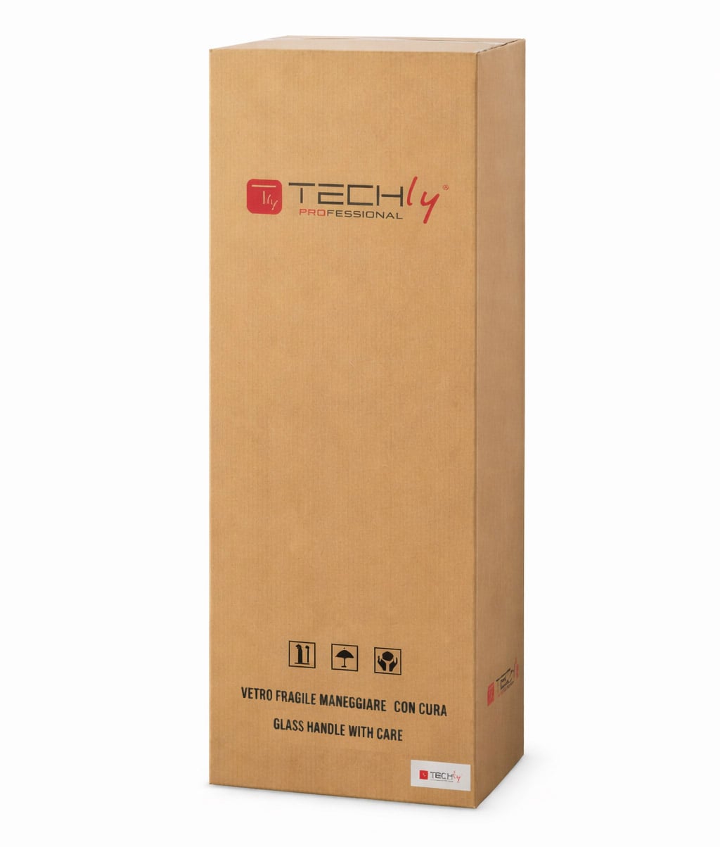 Armadio Rack 19'' 600x600 44U per Audio Video Nero - Techly Professional I-CASE AV-2144BKTY