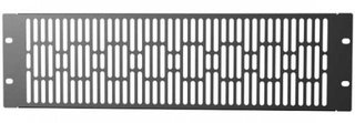 Ventilated blank panel 3U black for Audio Video rack - Techly Professional I-CASE AV-ABLANV3