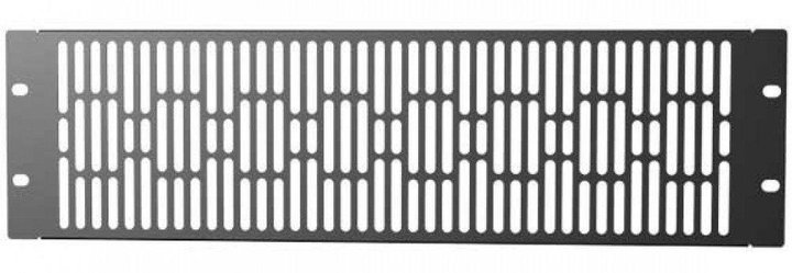 Ventilated blank panel 3U black for Audio Video rack - Techly Professional I-CASE AV-ABLANV3