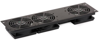 Gruppo di 3 Ventole a Soffitto per Rack 19" Audio Video - Techly Professional I-CASE AV-AFAN3BK