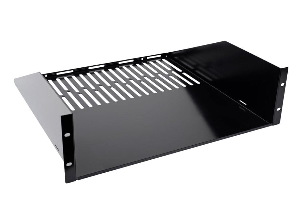 3U Shelf for Audio Video Rack Cabinet - Techly Professional I-CASE AV-ATRAYV3