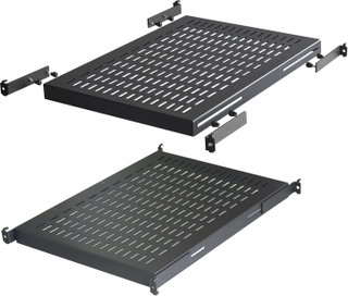 Base per Armadi 19" Ripiano a Profondità Adattabile 1U Nero - Intellinet I-CASE BASE-1000-BK