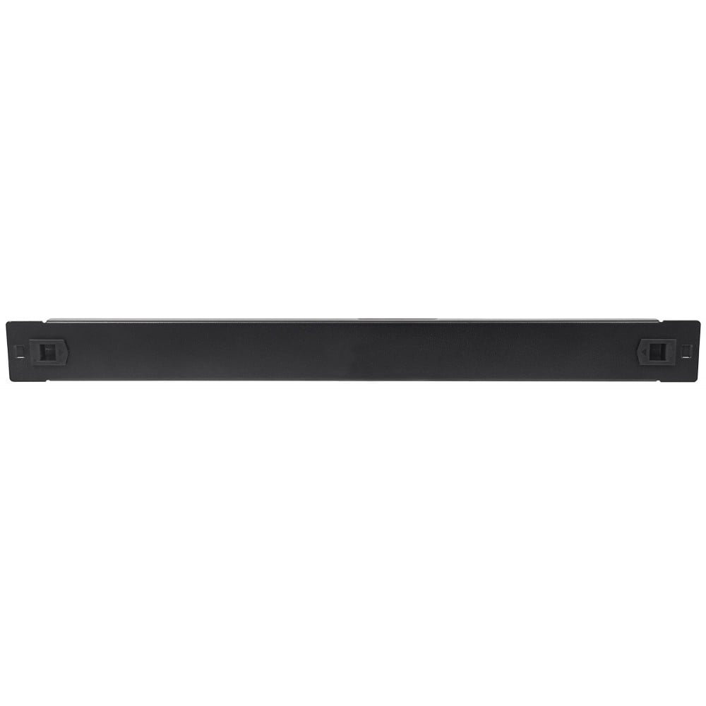 Toolless clip blank panel for 19" rack 1U black - Techly Professional I-CASE BLANK-1-SCLTY