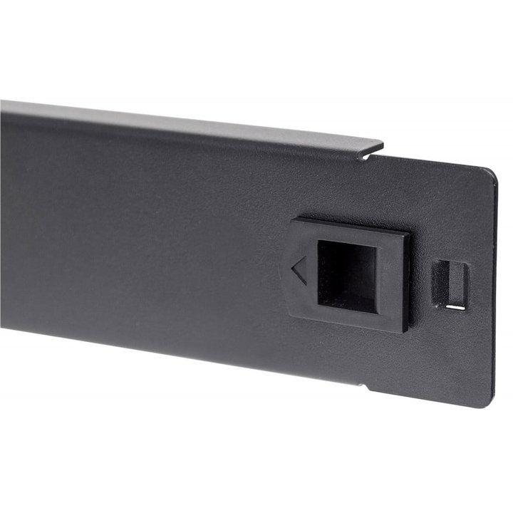 Pannello Cieco Toolless a Clip per Armadi Rack 19" 1U Nero - Techly Professional I-CASE BLANK-1-SCLTY