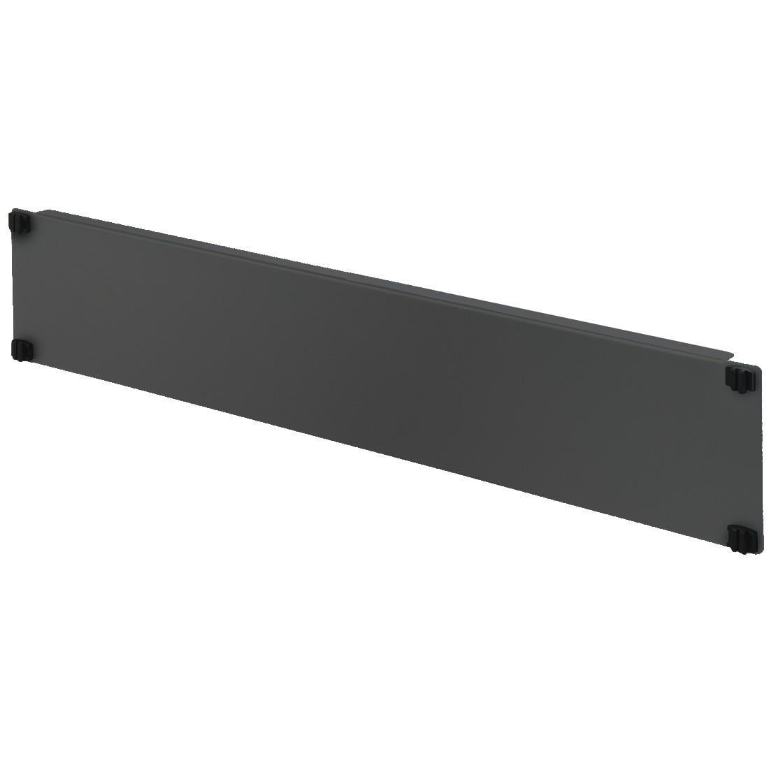Pannello Cieco Toolless 4 Clip per Armadi Rack 19'' 2U Nero - Intellinet I-CASE BLANK-2-BKC