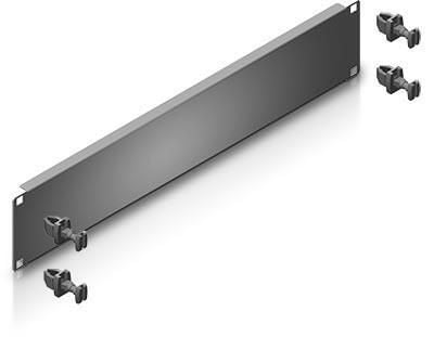 Pannello Cieco Toolless 4 Clip per Armadi Rack 19'' 2U Nero - Intellinet I-CASE BLANK-2-BKC