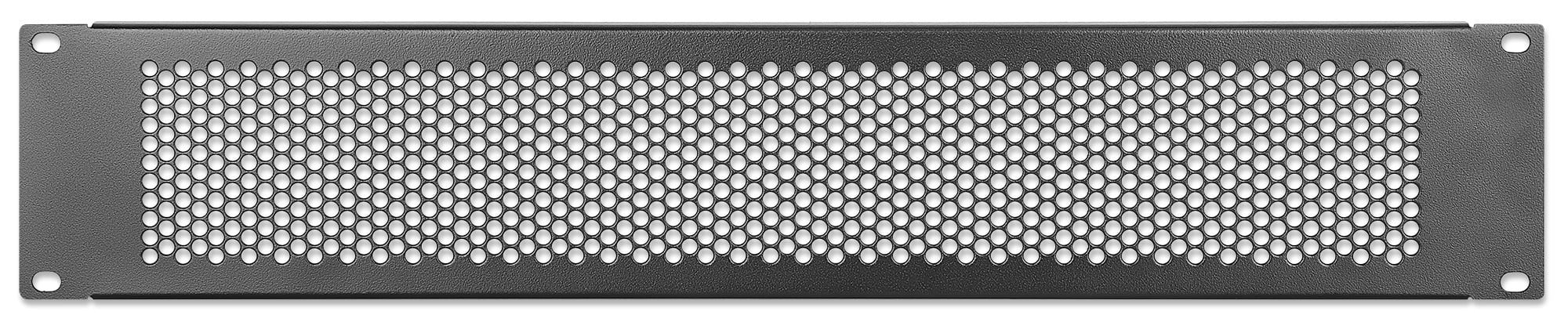 Pannello Cieco Ventilato per Armadi Rack 19'' 2U Nero - Intellinet I-CASE BLANK-2-BKV2