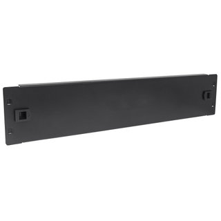 Pannello Cieco Toolless a Clip per Armadi Rack 19" 2U Nero - Techly Professional I-CASE BLANK-2-SCLTY