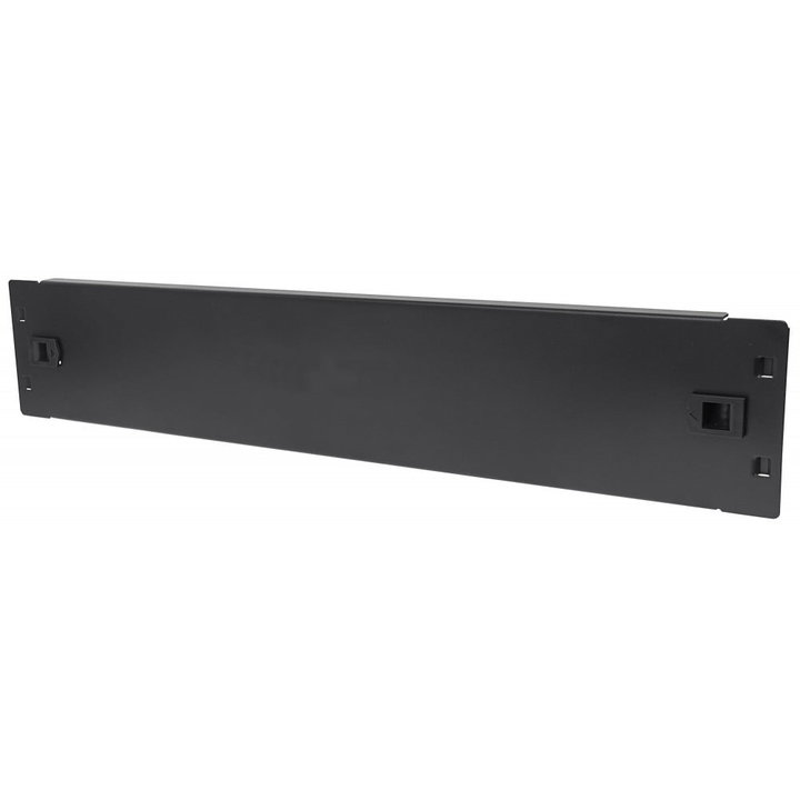 Pannello Cieco Toolless a Clip per Armadi Rack 19" 2U Nero - Techly Professional I-CASE BLANK-2-SCLTY