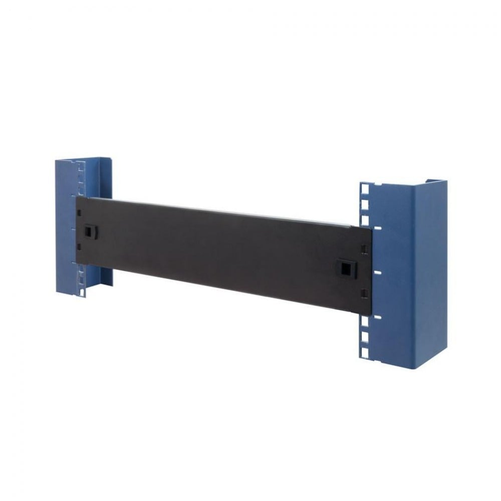 Toolless clip-on blank panel for rack 19" 2U black - Techly Professional I-CASE BLANK-2-SCLTY