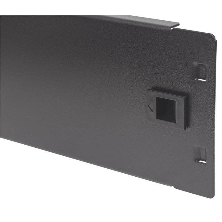 Pannello Cieco Toolless a Clip per Armadi Rack 19" 2U Nero - Techly Professional I-CASE BLANK-2-SCLTY
