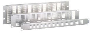 Pannello di Chiusura Ventilato 2 unita' Grigio - Techly Professional I-CASE BLANK-2V