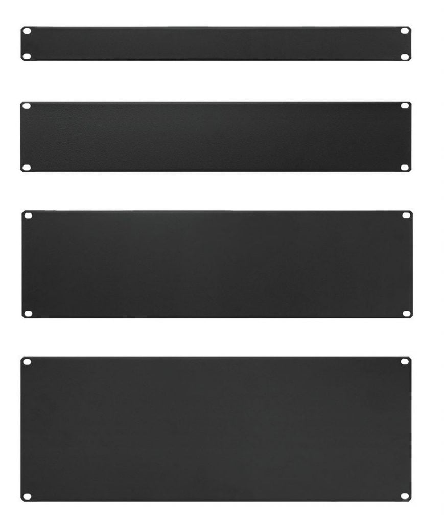 Pannello Cieco per Armadi Rack 19'' Nero 3 Unità - Techly Professional I-CASE BLANK-3-BK