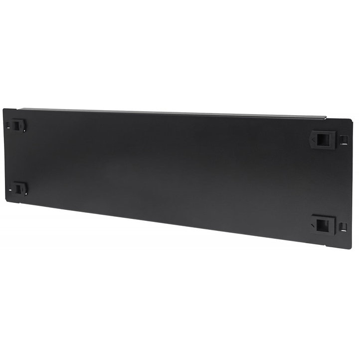Pannello Cieco Toolless a Clip per Armadi Rack 19" 3U Nero - Techly Professional I-CASE BLANK-3-SCLTY