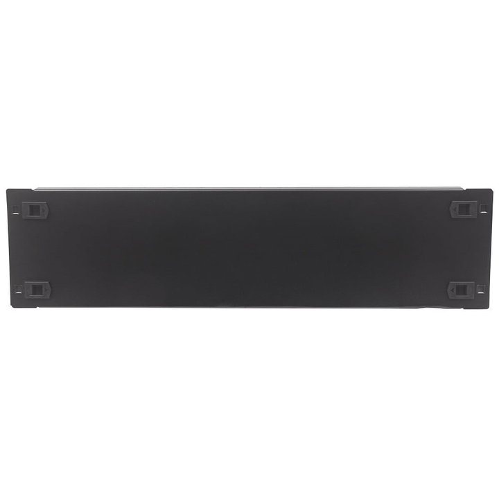 Pannello Cieco Toolless a Clip per Armadi Rack 19" 3U Nero - Techly Professional I-CASE BLANK-3-SCLTY