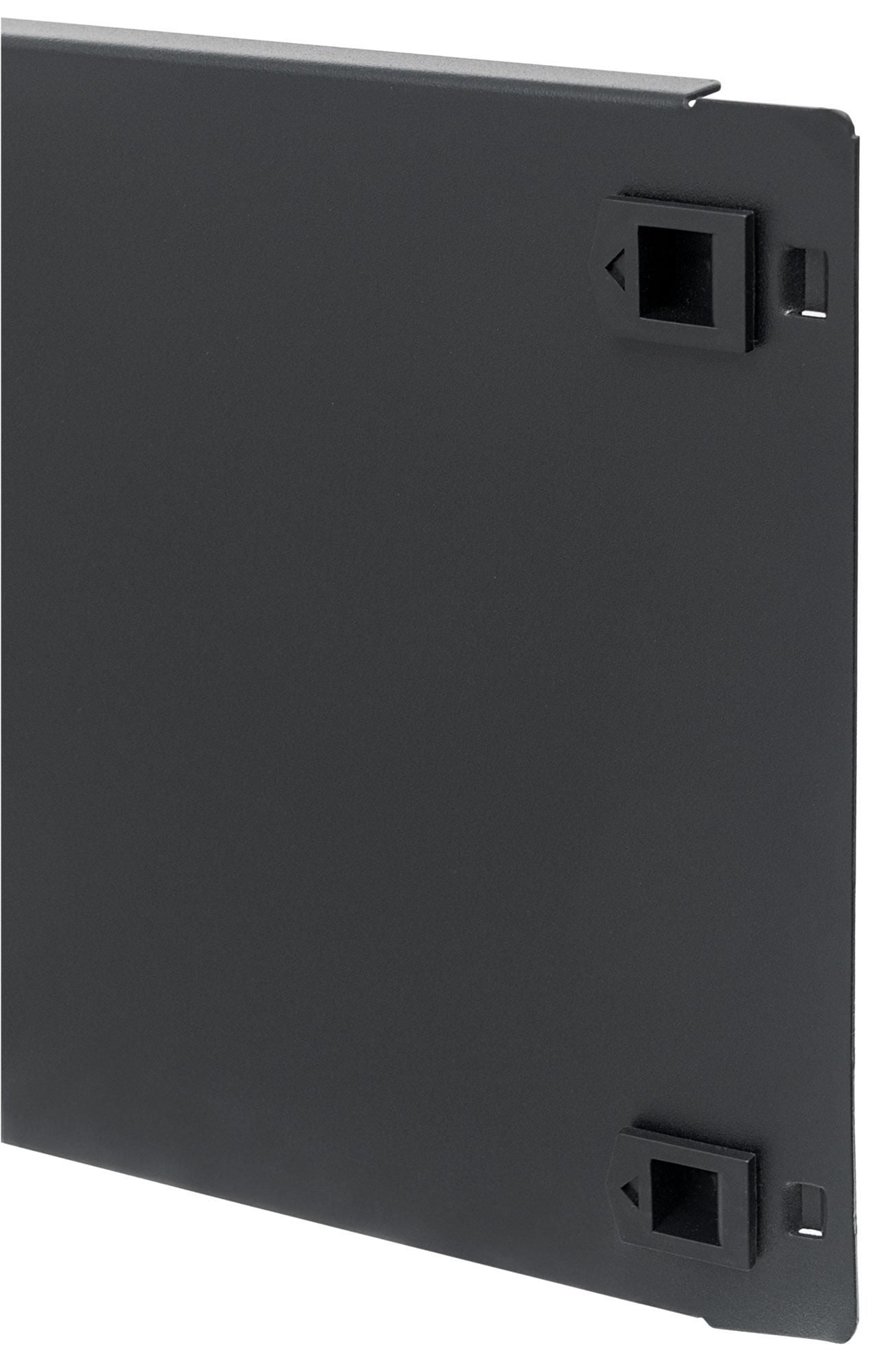 Pannello Cieco Toolless a Clip per Armadi Rack 19'' 4U Nero - Intellinet I-CASE BLANK-4-SCL