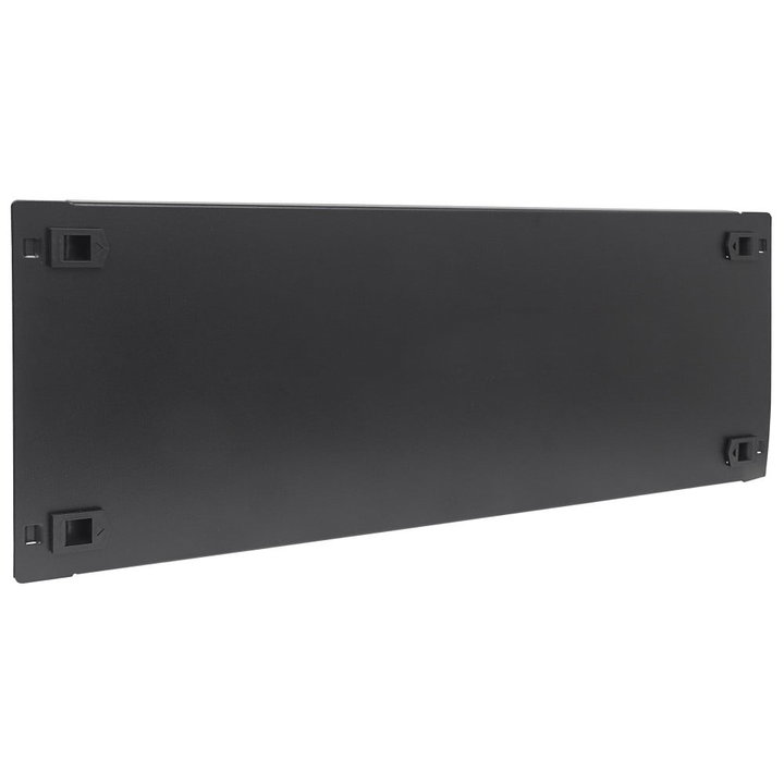 Pannello Cieco Toolless a Clip per Armadi Rack 19" 4U Nero - Techly Professional I-CASE BLANK-4-SCLTY