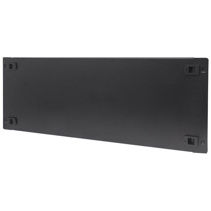 Pannello Cieco Toolless a Clip per Armadi Rack 19" 4U Nero - Techly Professional I-CASE BLANK-4-SCLTY