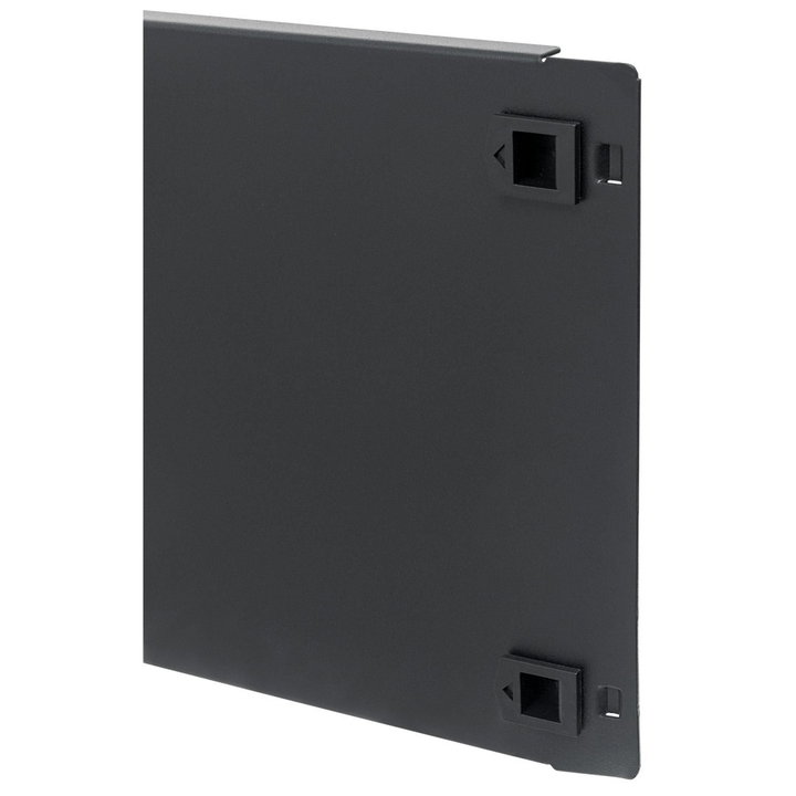 Pannello Cieco Toolless a Clip per Armadi Rack 19" 4U Nero - Techly Professional I-CASE BLANK-4-SCLTY