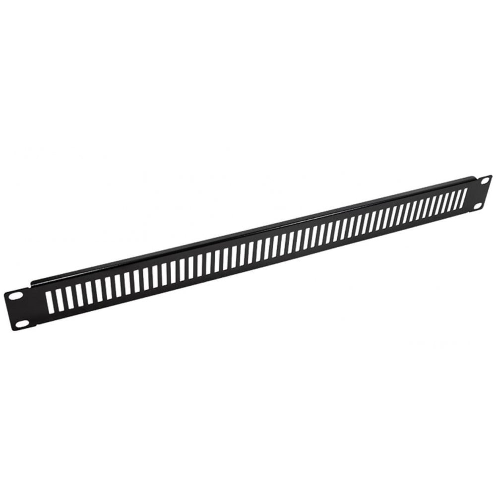 Pannello di Chiusura Ventilato 1 unita' Nero - Techly Professional I-CASE BLANK-BKV