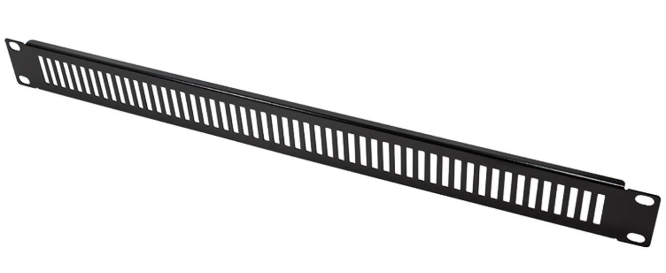 Pannello di Chiusura Ventilato 1 unita' Nero - Techly Professional I-CASE BLANK-BKV
