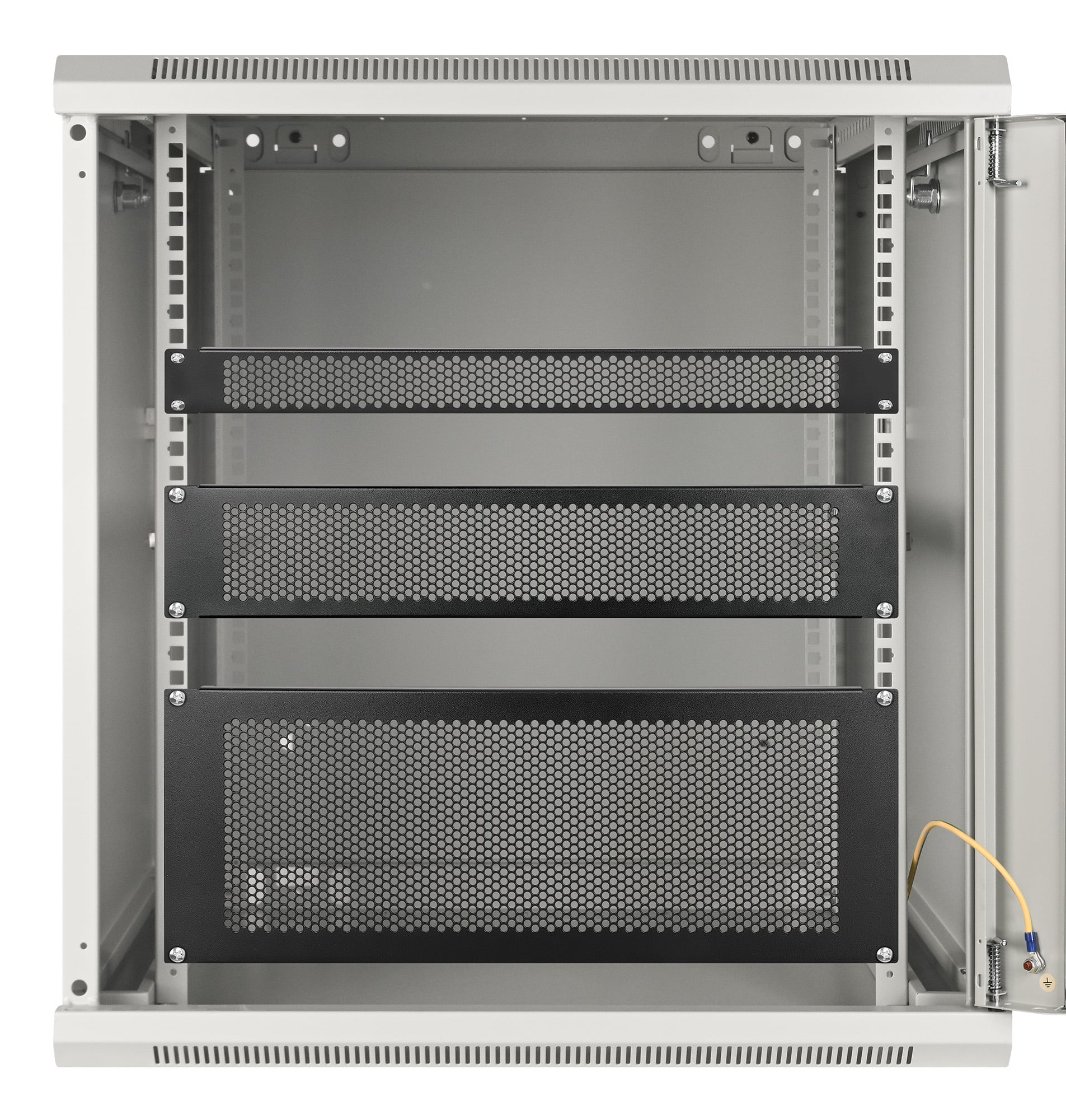 Pannello Cieco Ventilato per Armadi Rack 19'' 1U Nero - Intellinet I-CASE BLANK-BKV2