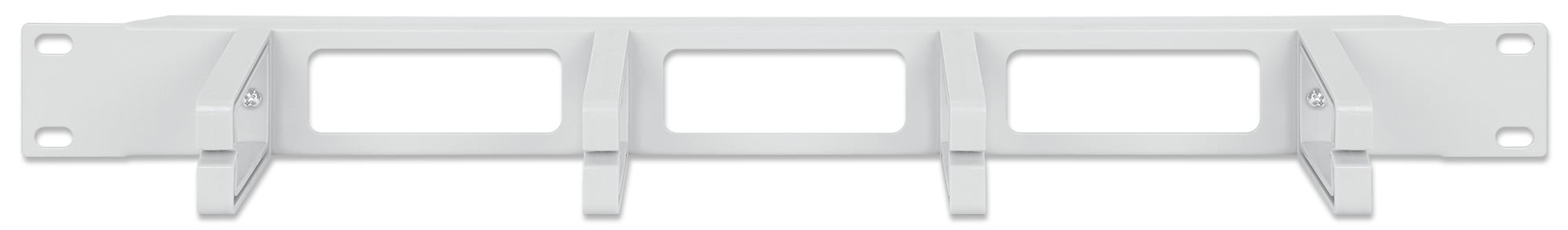 Pannello Passacavi 19'' 4 anelli in plastica 1U Grigio - Intellinet I-CASE CABLE-2PG