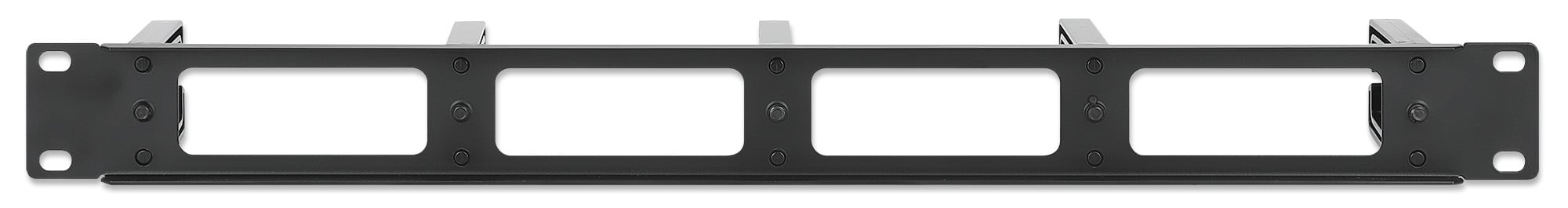Pannello Passacavi 19'' 5 Anelli in Plastica 1U Nero - Intellinet I-CASE CABLE-BKP5